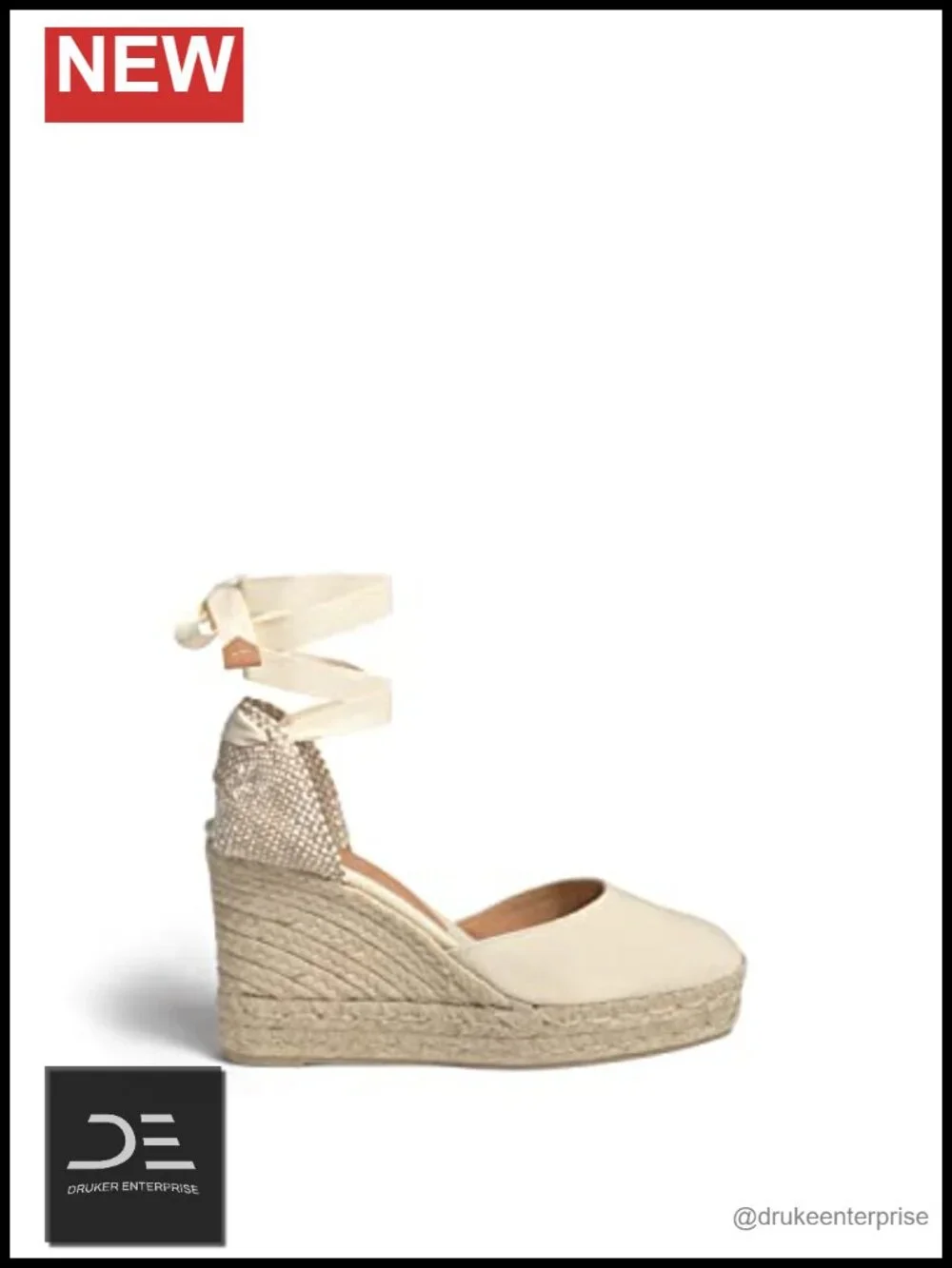 Women's Canvas Wedge Espadrilles Ankle Strap Platform Shoes